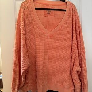 Waffle long sleeve shirt